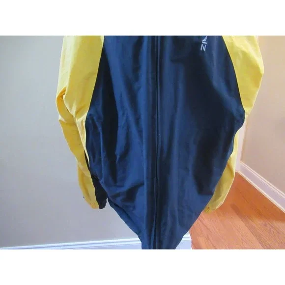 Nautica men reversible fleece lined winter coat jacket 2XLT blue yellow